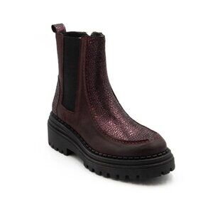 Casta  Nemesis Chelsea Boot - Bordeaux - Size 38